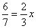 6/7=2/3